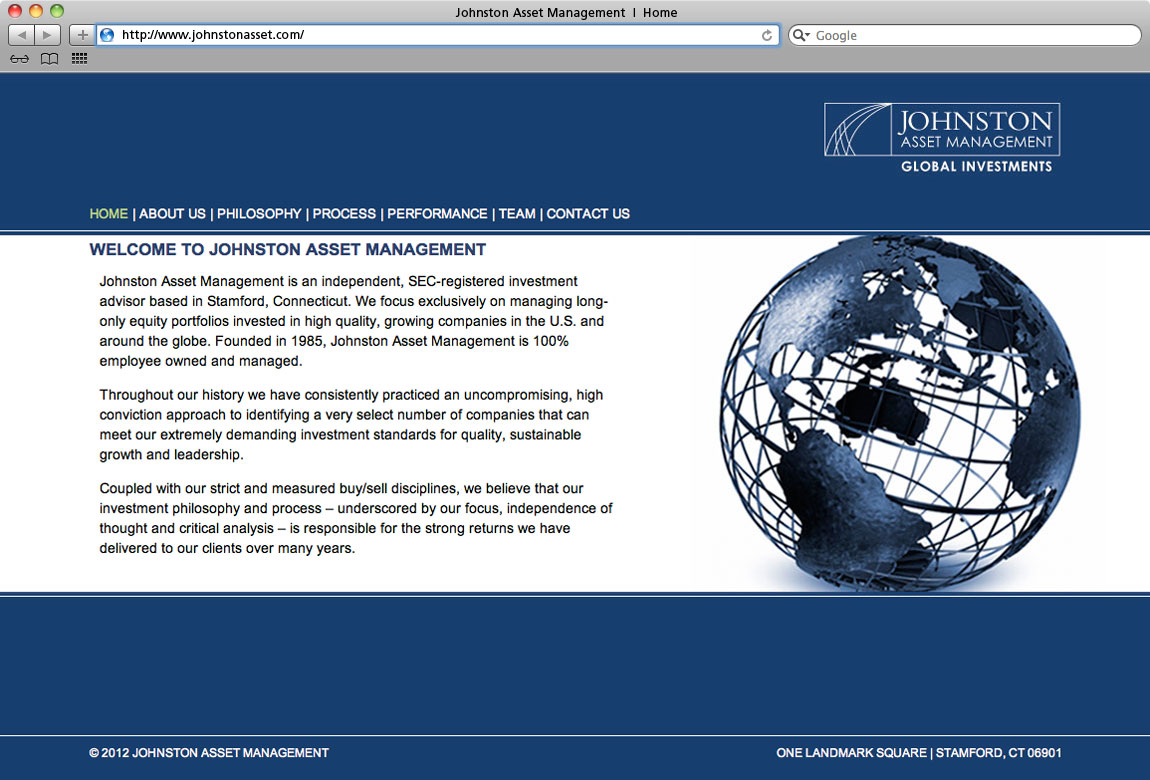 Johnston Asset Management website